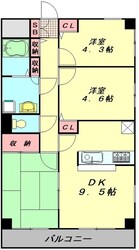 メゾンドベリテの物件間取画像